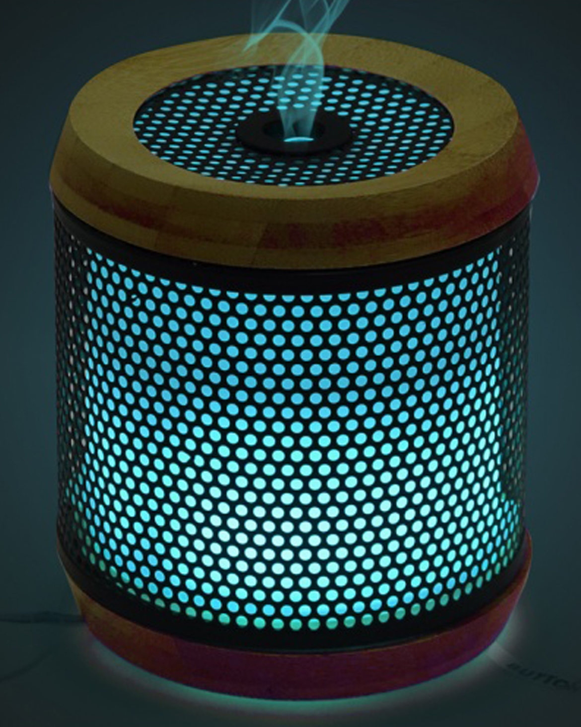 Diffusore Oli Essenziali Fa Male AUDELIA Diffusore in bamboo ad ultrasuoni per oli essenziali e